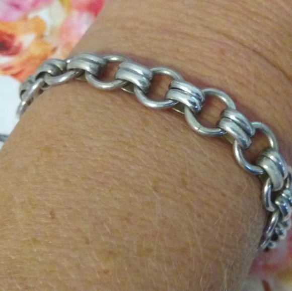 Silver link bracelet - Picture 2 of 2